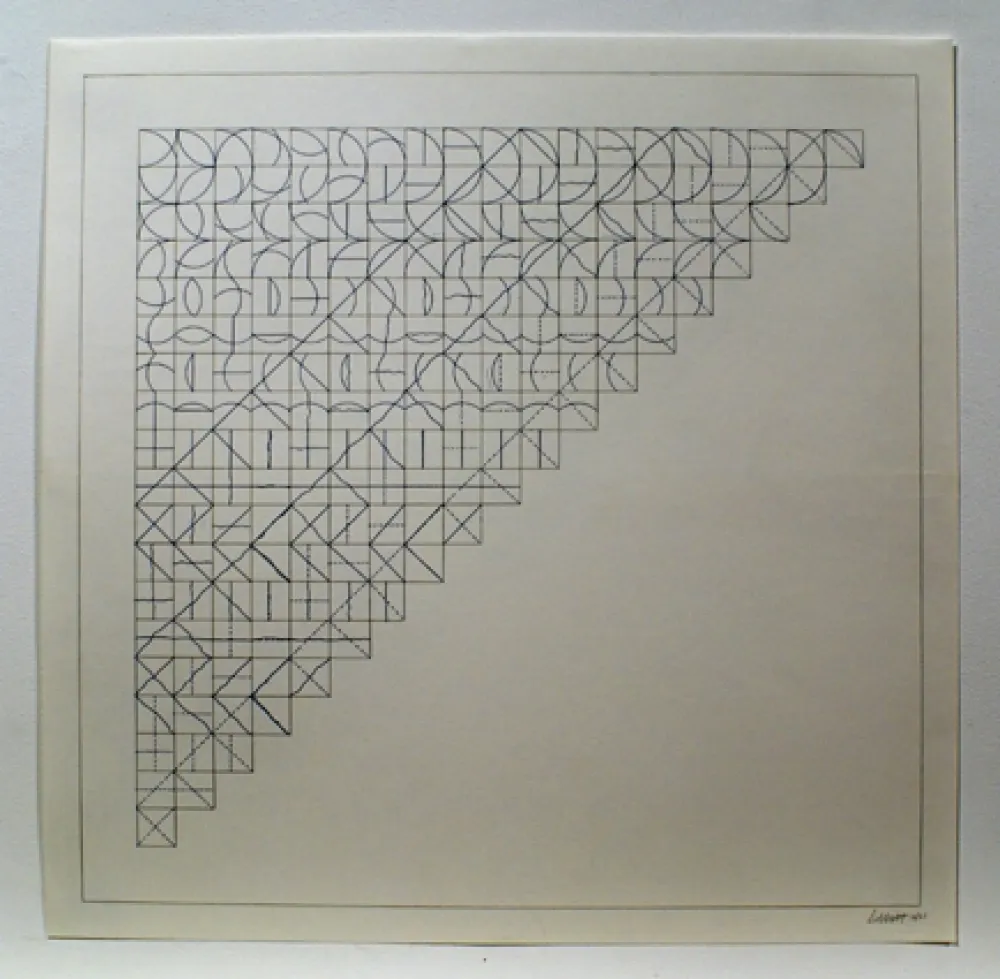 Incisione Lewitt - Arcs and Lines