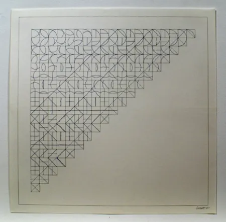 Incisione Lewitt - Arcs and Lines