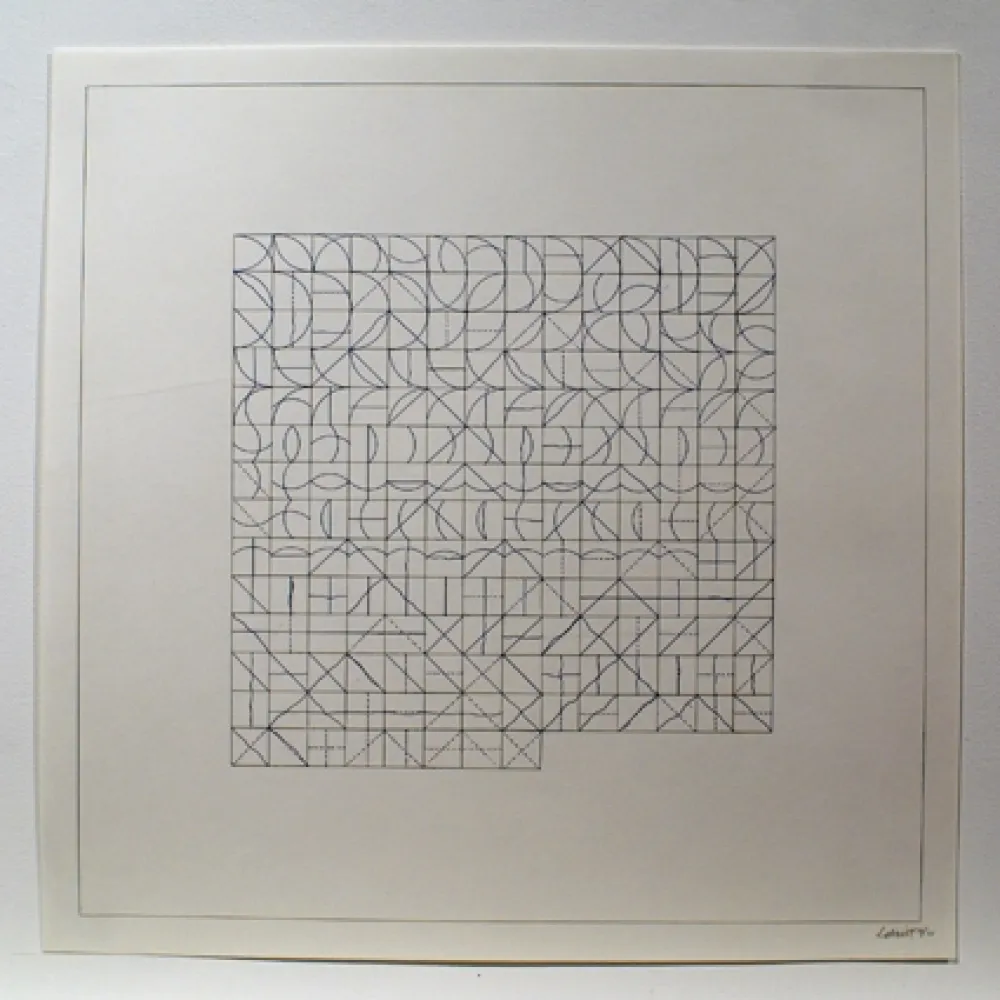 Incisione Lewitt - Arcs and Lines