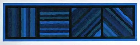 Non Tecnico Lewitt - Bands Not Straight in Four Directions (blue)