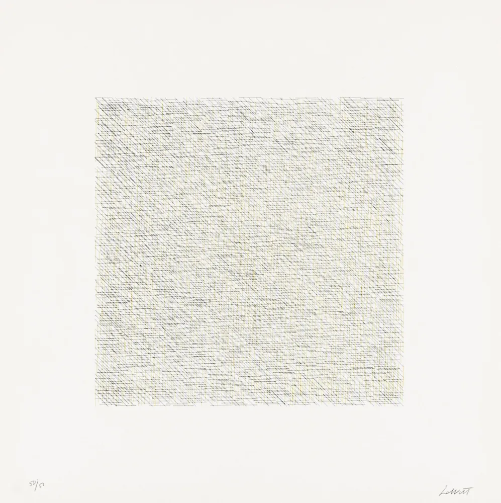 Litografia Lewitt - Lines of One Inch in Four Directions and All Combinations 14 (70126)