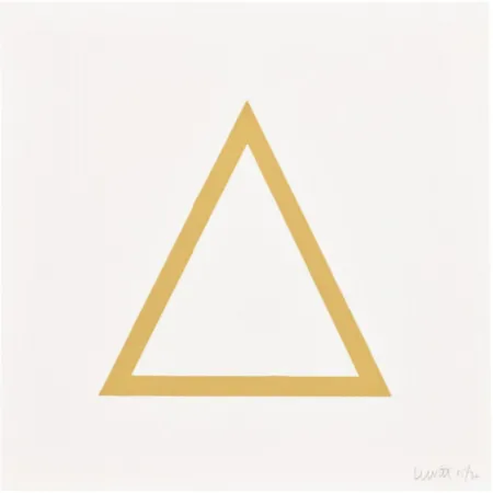Serigrafia Lewitt - Plate 7 (from Five Geometric Figures in Five Colors)
