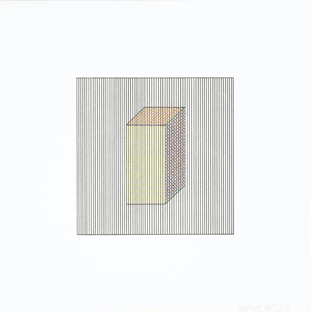 Serigrafia Lewitt - Twelve Forms Derived From a Cube 03
