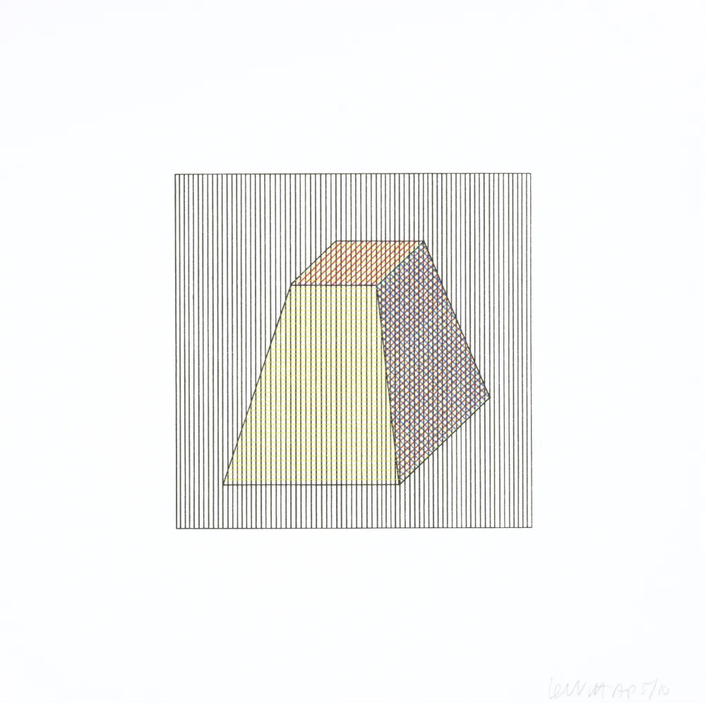 Serigrafia Lewitt - Twelve Forms Derived From a Cube 05
