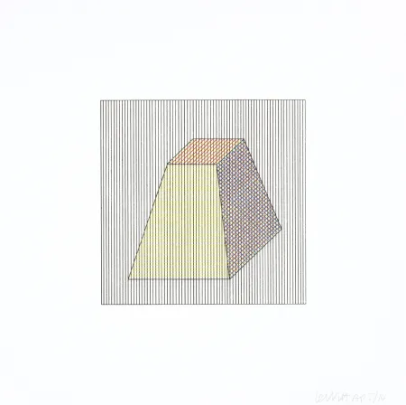 Serigrafia Lewitt - Twelve Forms Derived From a Cube 05