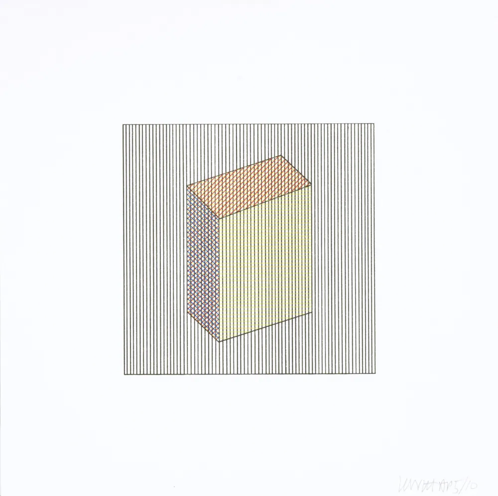 Serigrafia Lewitt - Twelve Forms Derived From a Cube 17