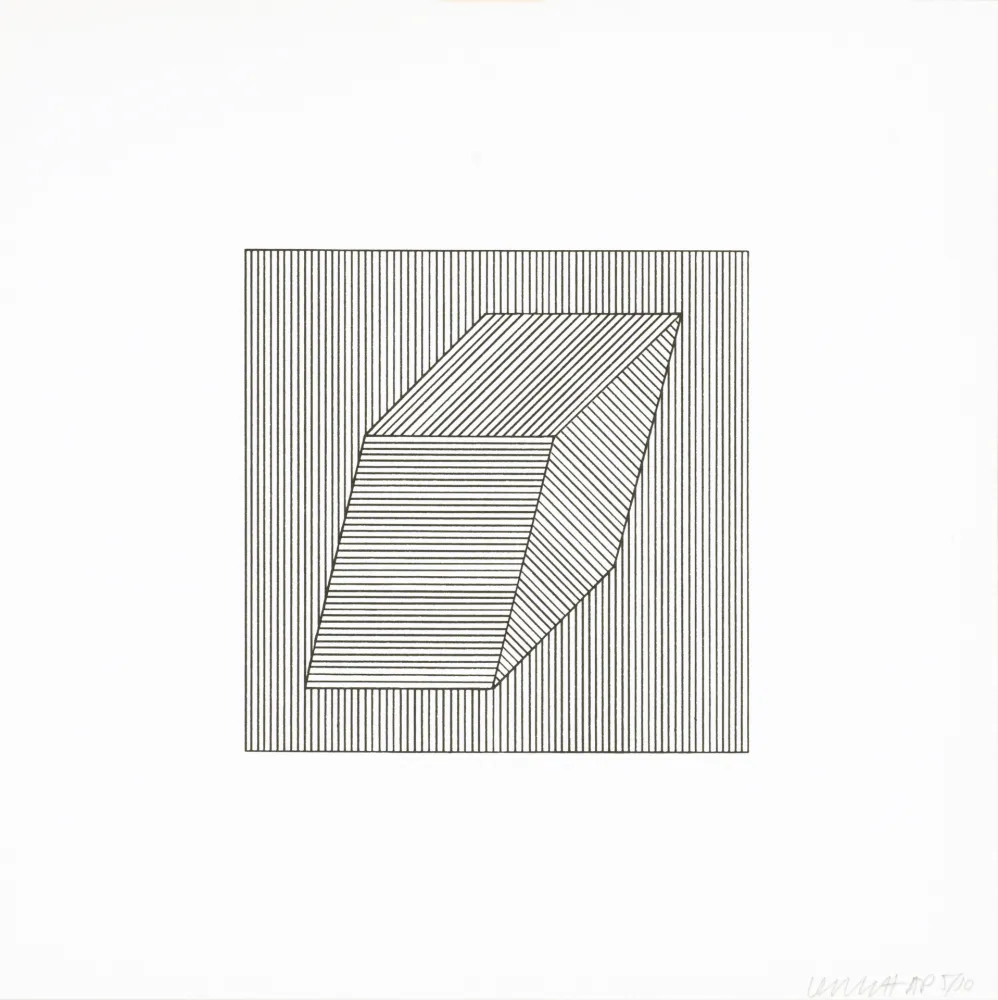 Serigrafia Lewitt - Twelve Forms Derived From a Cube 24