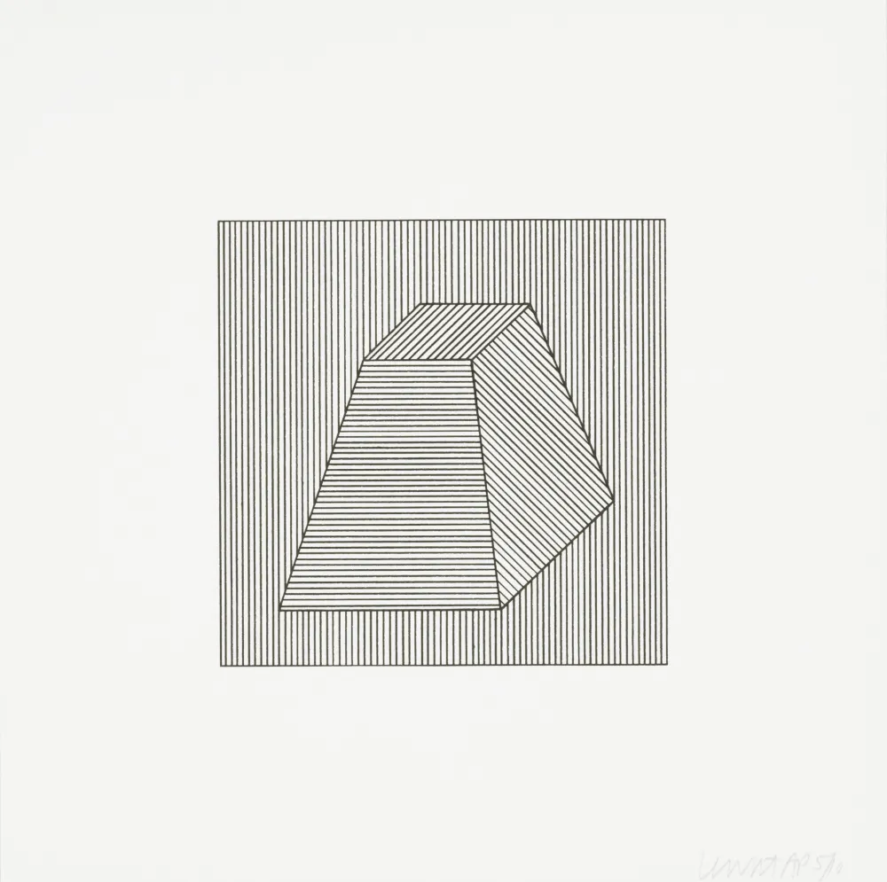 Serigrafia Lewitt - Twelve Forms Derived From a Cube 26