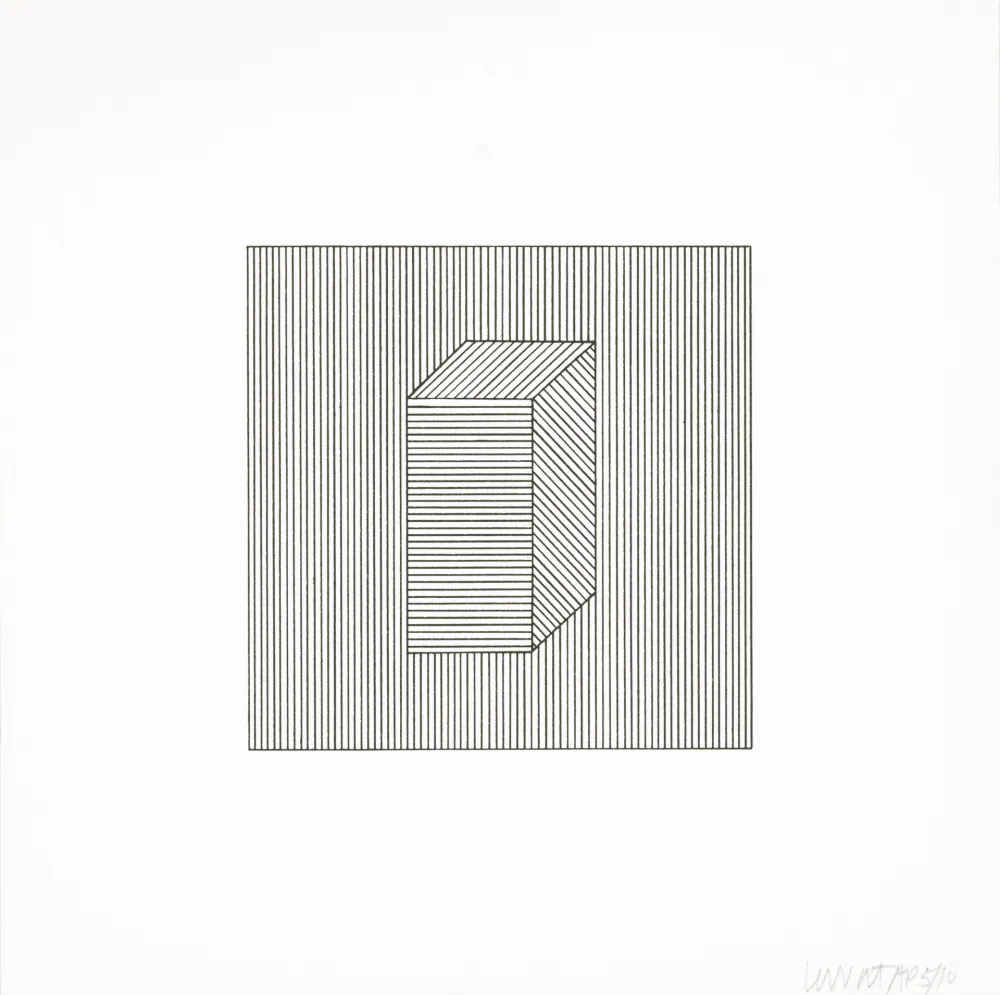 Serigrafia Lewitt - Twelve Forms Derived From a Cube 28