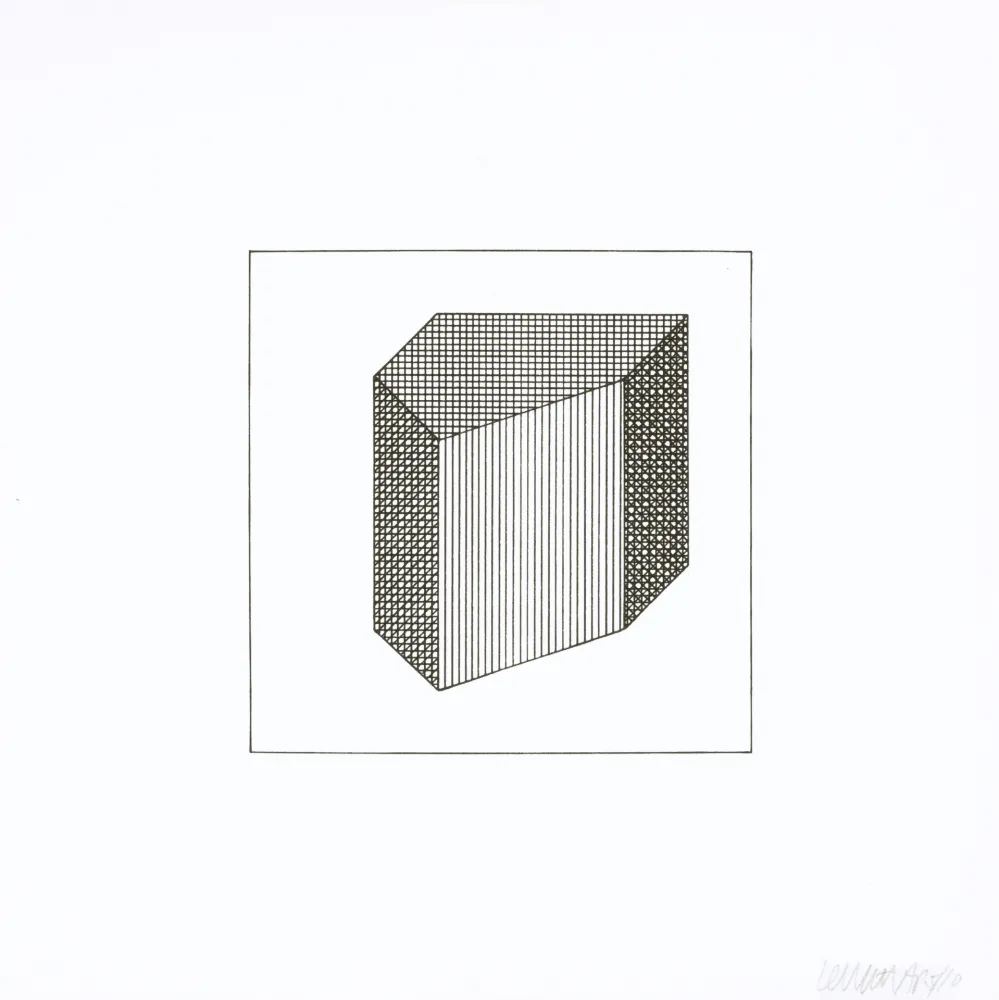 Serigrafia Lewitt - Twelve Forms Derived From a Cube 32