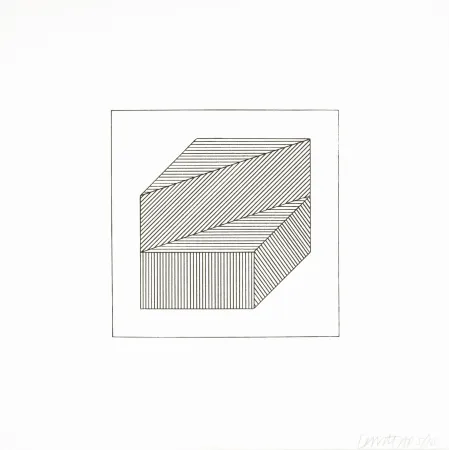 Serigrafia Lewitt - Twelve Forms Derived From a Cube 36