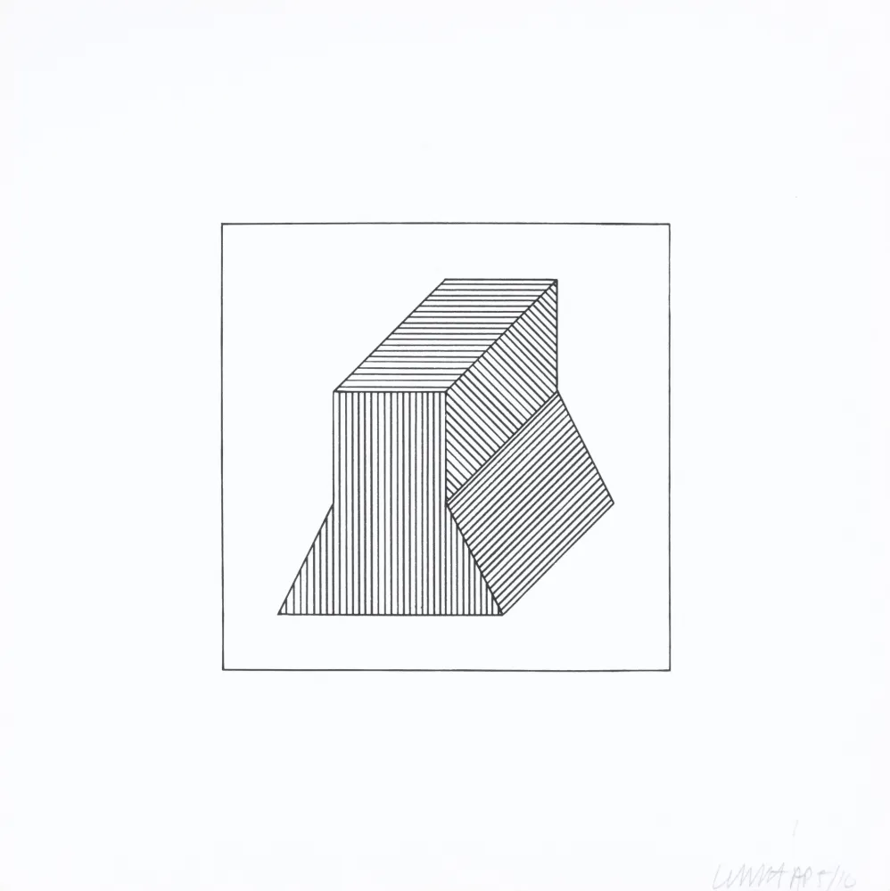 Serigrafia Lewitt - Twelve Forms Derived From a Cube 38