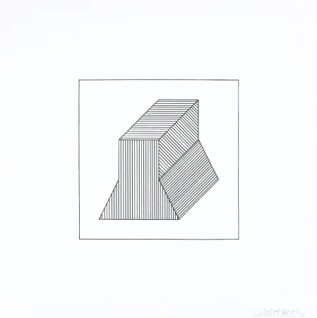 Serigrafia Lewitt - Twelve Forms Derived From a Cube 38
