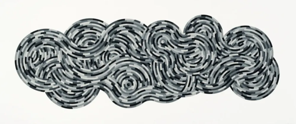 Multiplo Lewitt - Whirls and Twirls (Black)