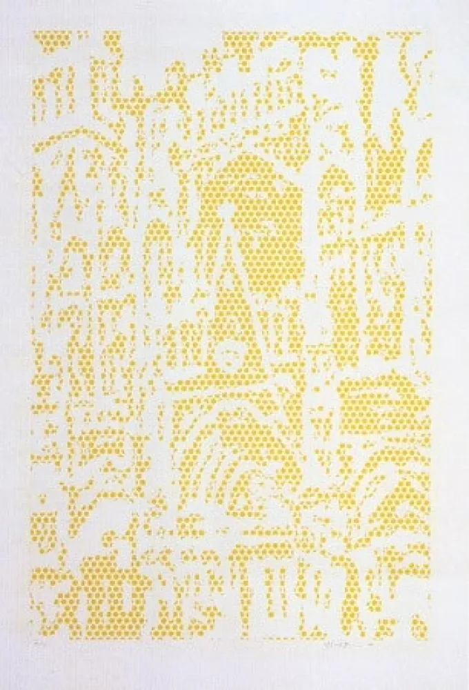 Litografia Lichtenstein - Cathedral I