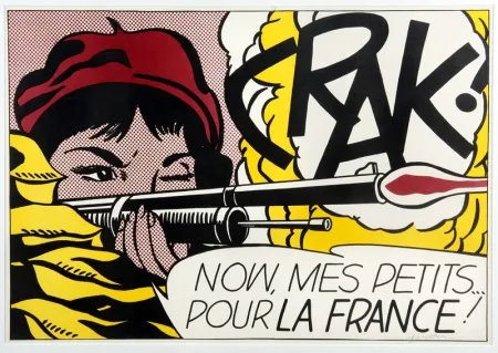Litografia Lichtenstein - Crak!