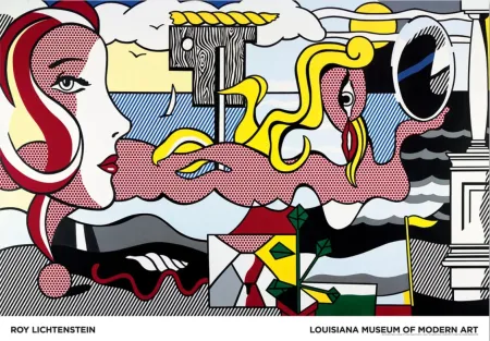 Manifesti Lichtenstein - Figures in Landscape