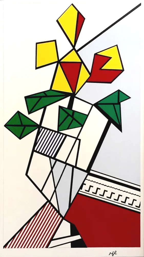 Serigrafia Lichtenstein - Flowers