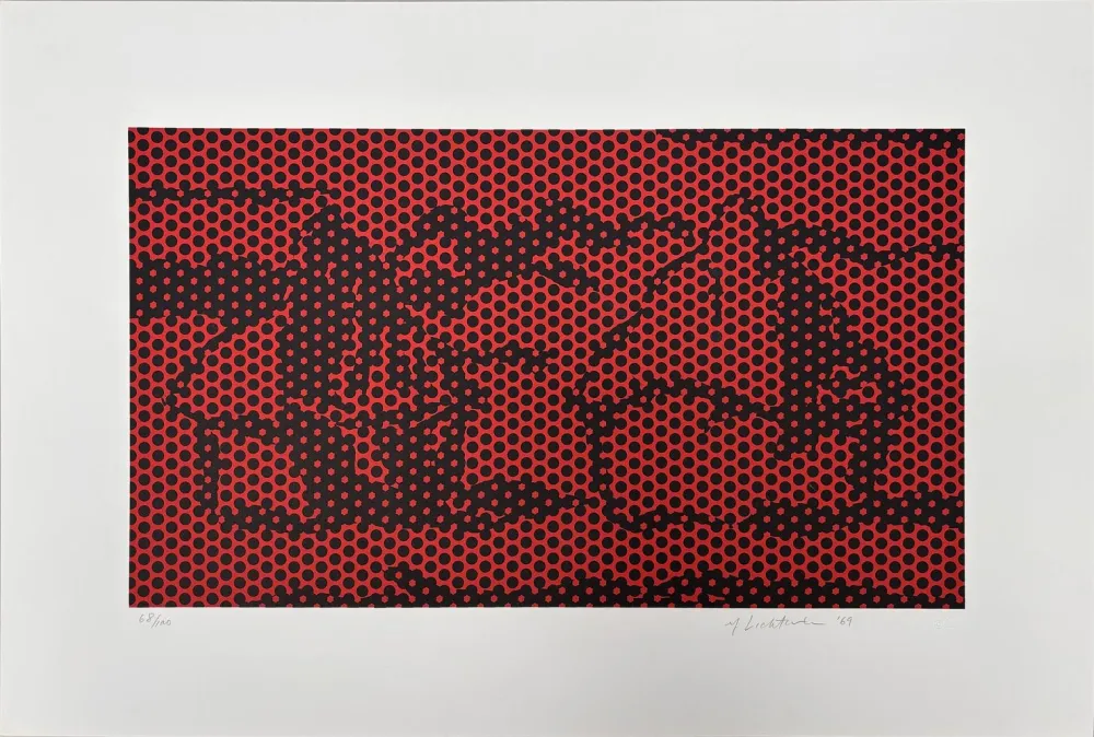 Litografia Lichtenstein - Haystack #6