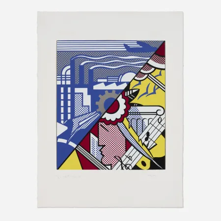 Serigrafia Lichtenstein - Industry and the Arts (I)