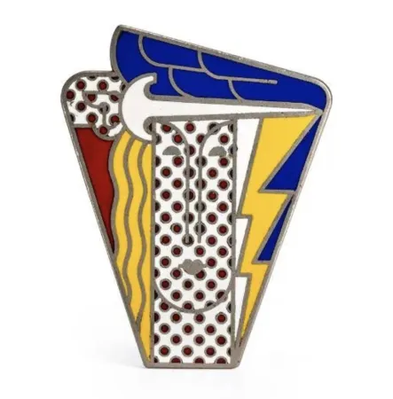 Multiplo Lichtenstein - Modern Head Enamel Pin