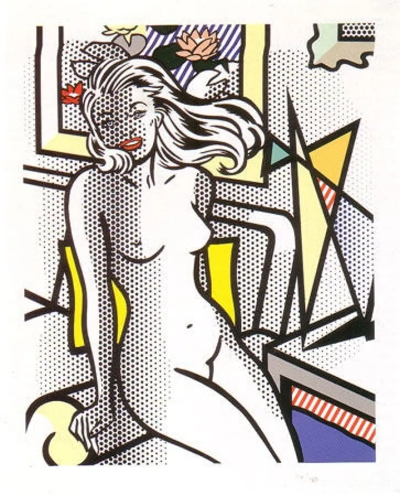 Rilievo Lichtenstein - Nude with Yellow Pillow