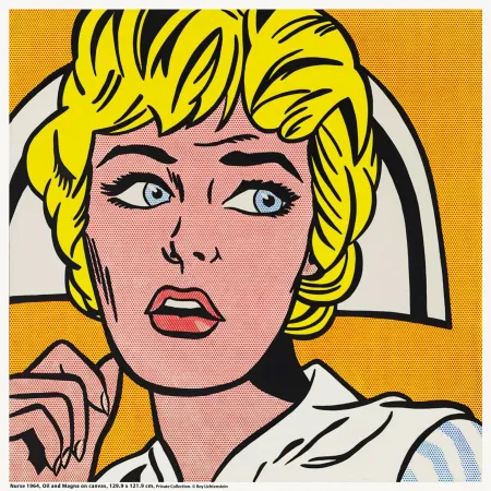 Serigrafia Lichtenstein - Nurse