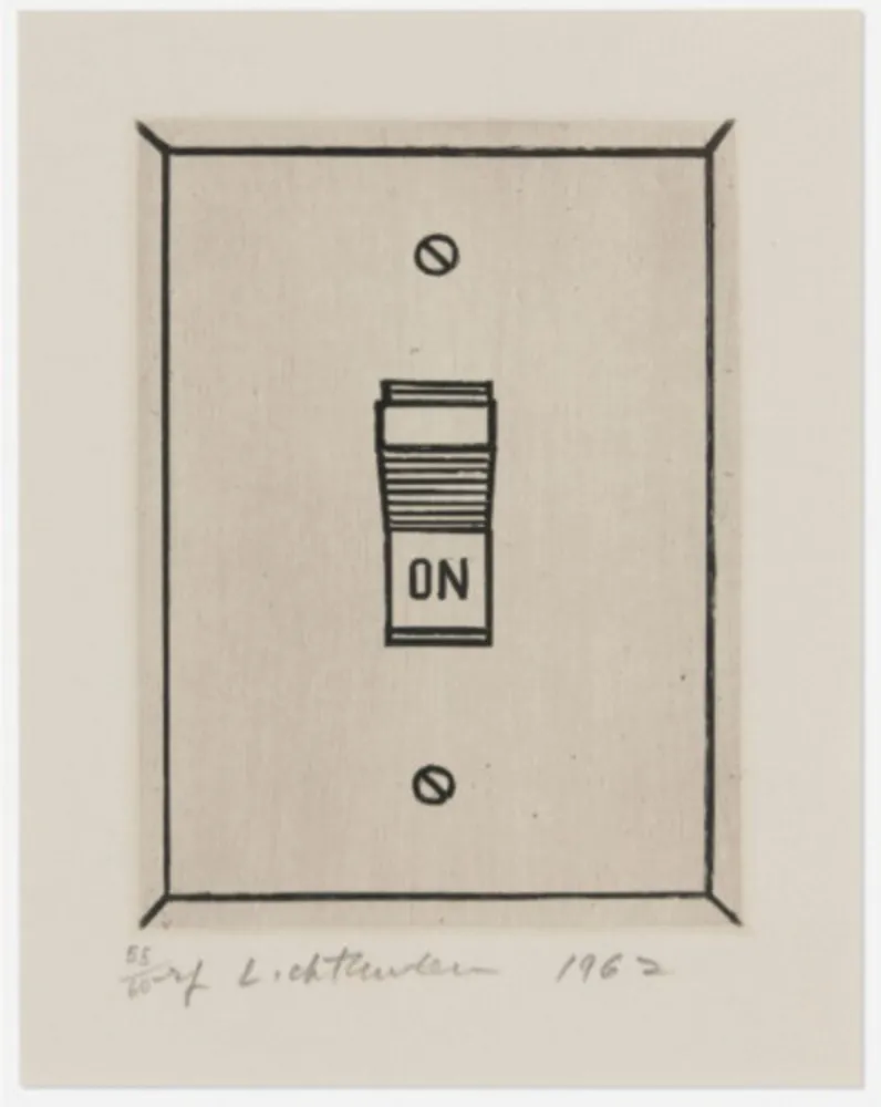 Incisione Lichtenstein - On