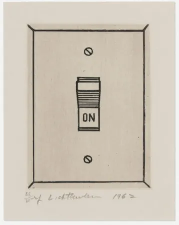 Incisione Lichtenstein - On