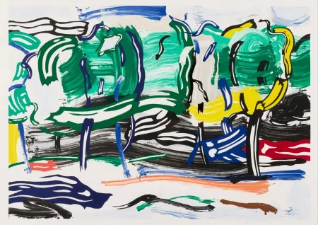 Multiplo Lichtenstein - Road Before the Forest