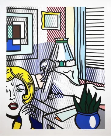 Rilievo Lichtenstein - Roommates, from Nudes Series