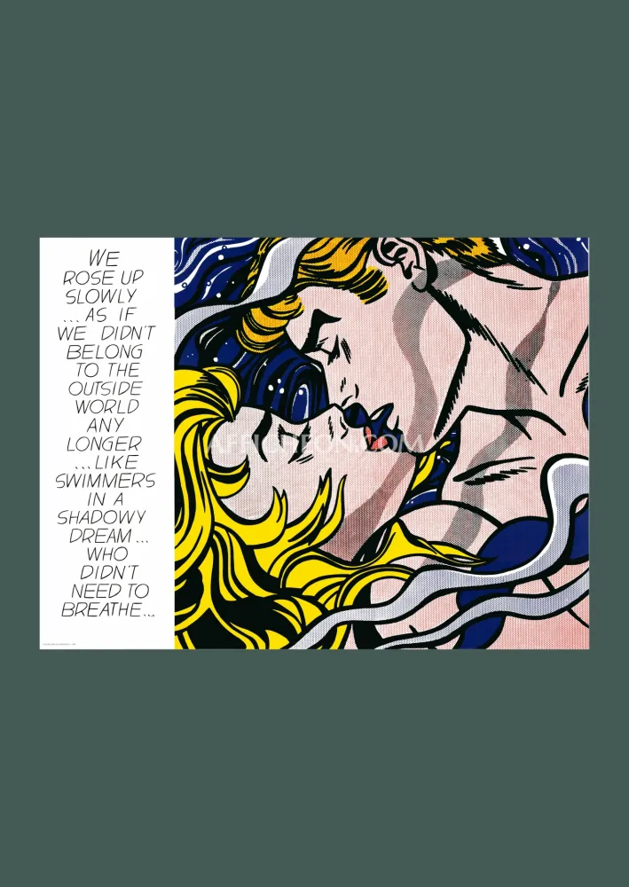 Litografia Lichtenstein - Roy Lichtenstein: 'We Rose Up Slowly' 1969 Offset-lithograph