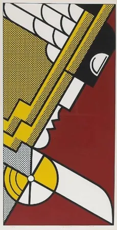Serigrafia Lichtenstein - Salute to Aviation