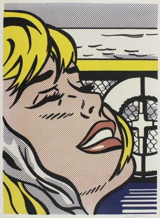 Litografia Lichtenstein - Shipboard Girl