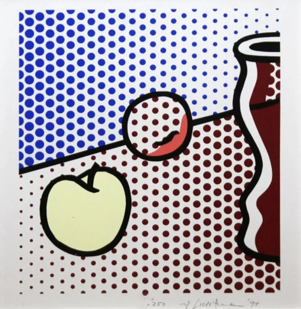 Multiplo Lichtenstein - Still Life with Red Jar
