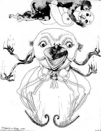 Libro Illustrato Lindner - 7 Acqueforti 1980