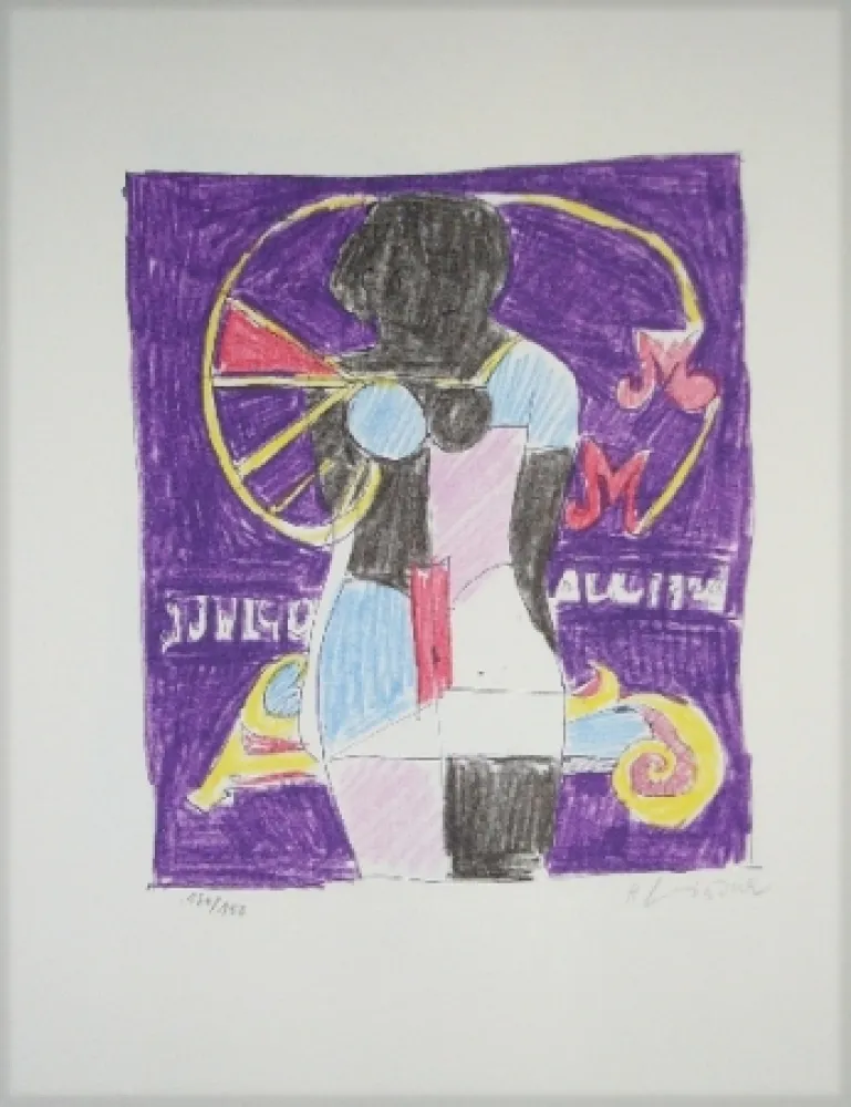 Litografia Lindner - Marylin was here 1