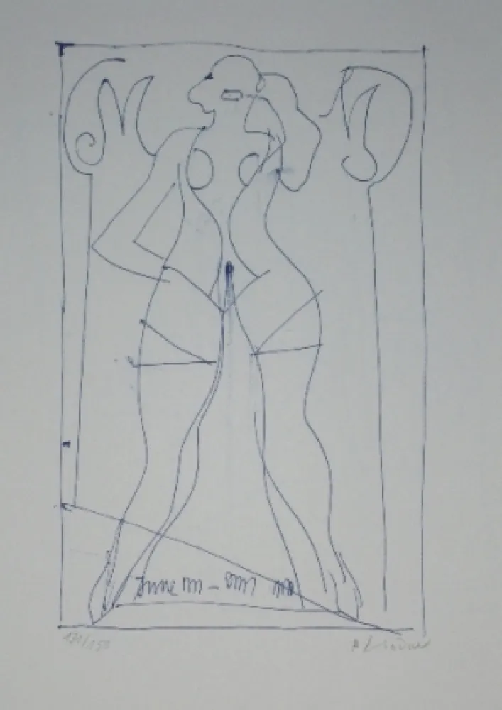 Litografia Lindner - Marylin was here 10