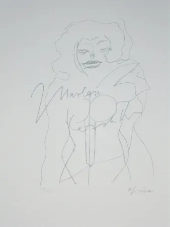 Litografia Lindner - Marylin was here 12