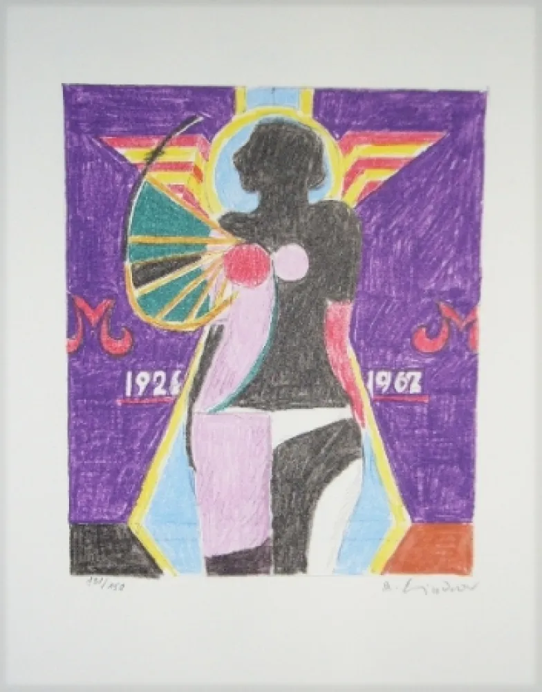 Litografia Lindner - Marylin was here 2