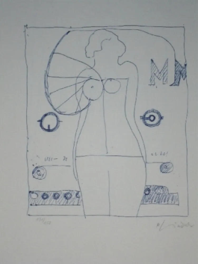 Litografia Lindner - Marylin was here 9