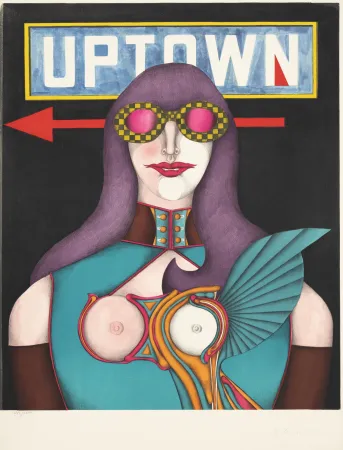 Litografia Lindner - Uptown