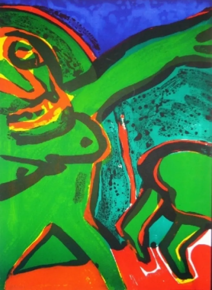 Litografia Lindstrom - Composition