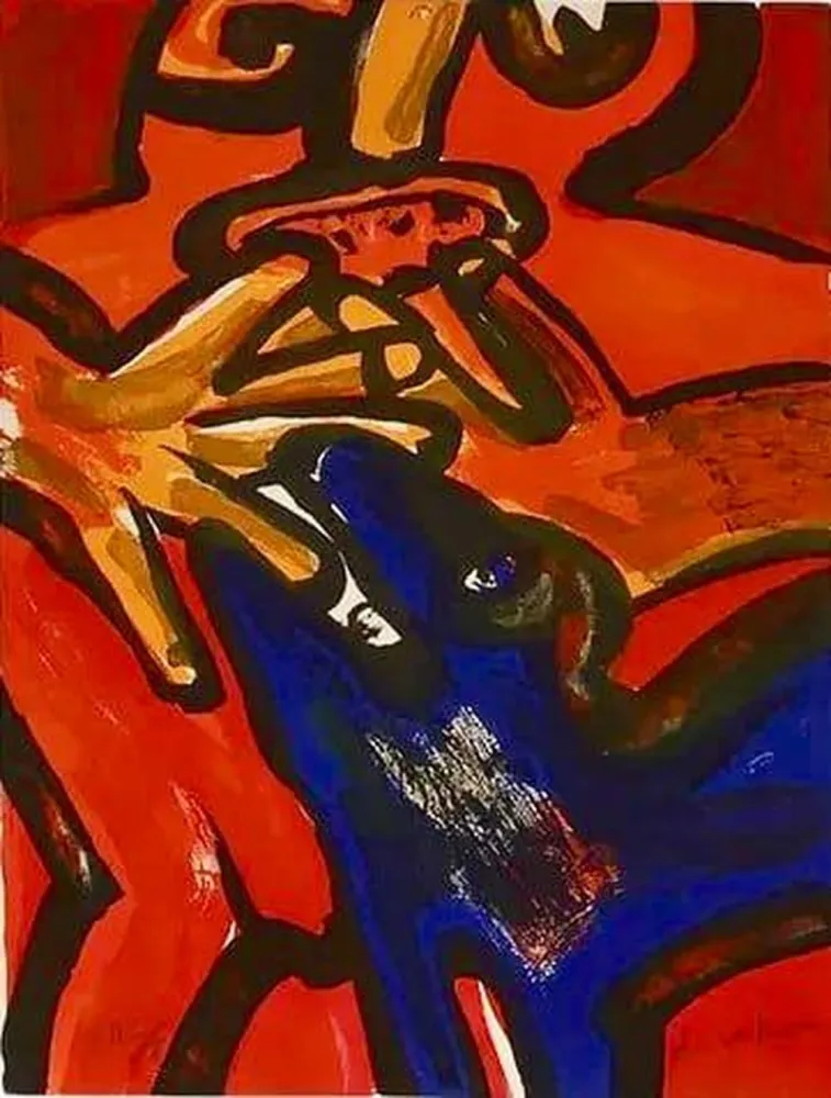 Litografia Lindstrom - Contemplation - E.A. II/X