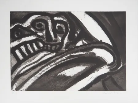 Acquatinta Lindstrom - Deux personnages