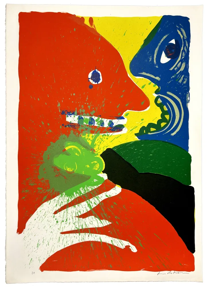 Litografia Lindstrom - Fleurs de l'amitié