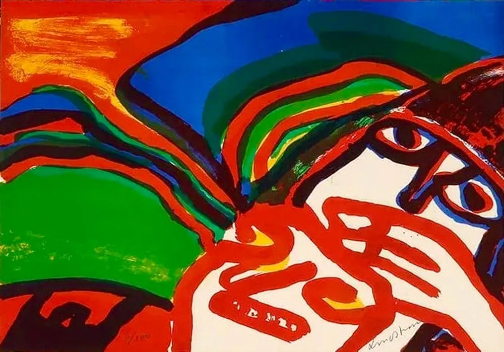 Litografia Lindstrom - Landscape of Lapeland