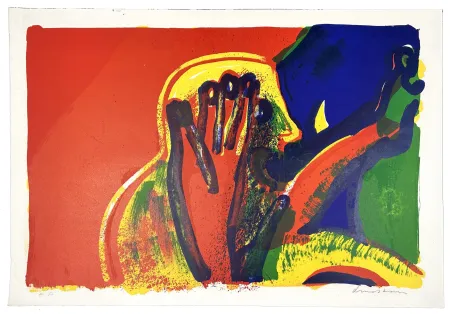 Litografia Lindstrom - Le Cri