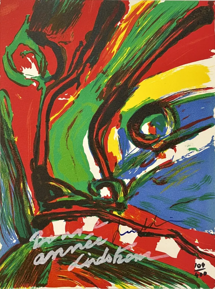 Litografia Lindstrom - New Year's Greetings IV