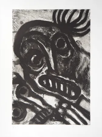 Acquatinta Lindstrom - Personnages étonnés